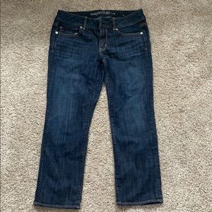 Artist crop American Eagle jeans